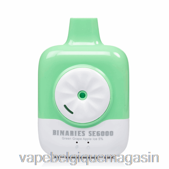 Vape Shop Bruxelles Horizon Binaires Se6000 Jetable Raisin Vert Pomme Glace